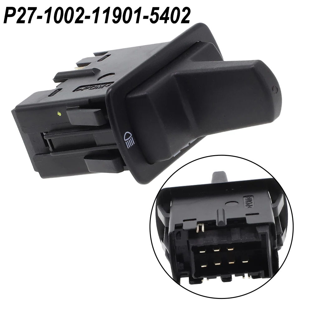 

Headlights Switch Headlamp Switch Balck P27-1002-11 Parts Plastic Replacement Toggle Vehicle 901-5402 Accessories