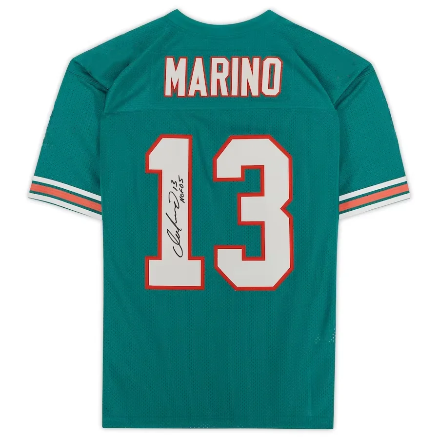 Miami Dolphins T Shirt Print NO13 Player T Shirt Jersey Men Clothing Football Shirt Sports Classic Training Uniform Rugby Jersey