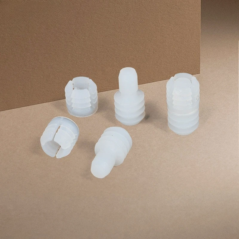 

1000Pcs Nylon M4 E Nut Embeded Anchor Furniture Cupboard Cabinet Hinge Hammer Knock In Pre-inserted Self Tapped