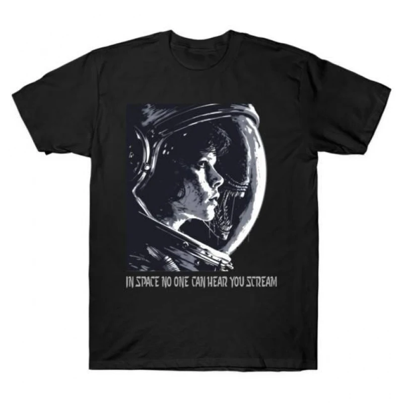 ripley 0412 Xenomorp Horror movie Weyland Sci-Fic Alien Gift T-Shirt 100% cotton Short Sleeve Graphic clothes All size tops