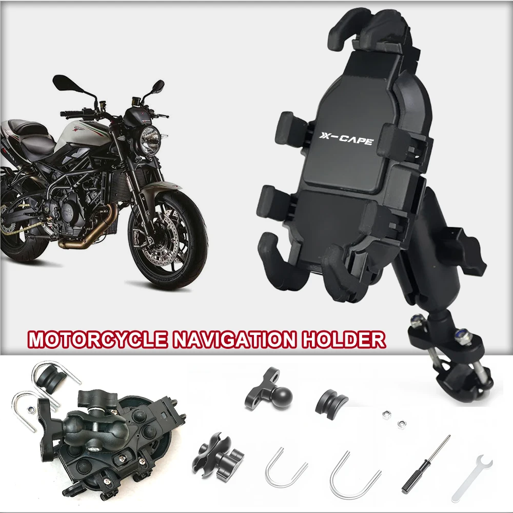 Upgrade Phone Holder Motorcycle 360° Adjustable Stand Shockproof For Moto Morini X Cape 650 649 XCAPE 650 650 X-CAPE700 1200
