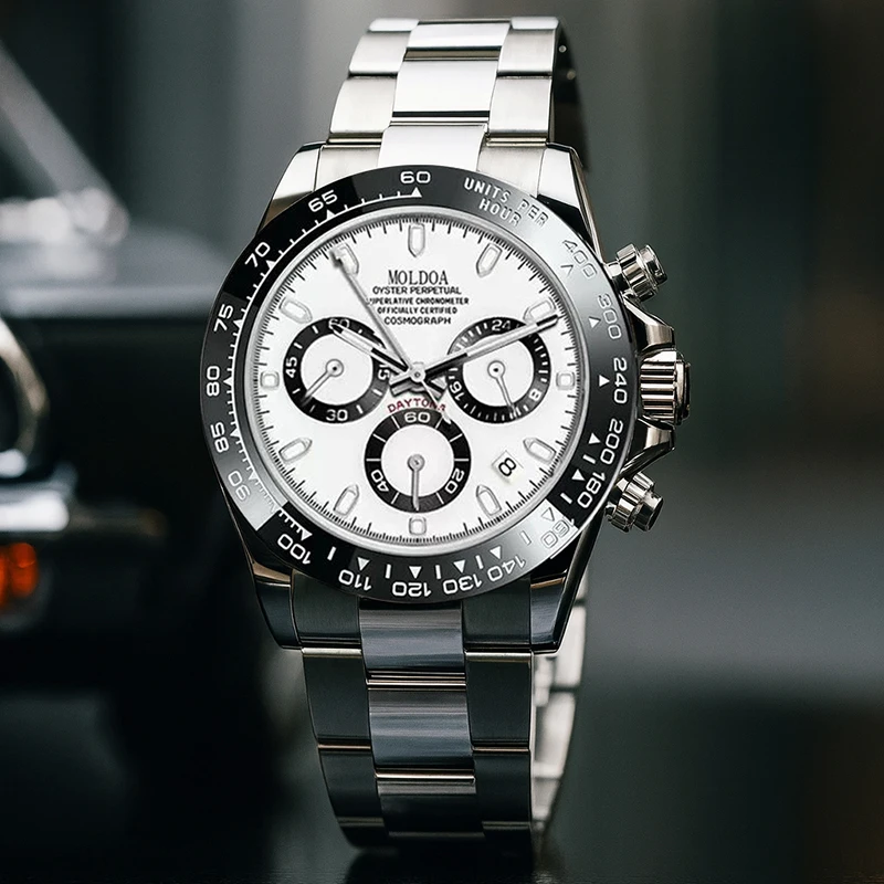 Men's Trendy Multifunctional Quartz Watch with Dot Display