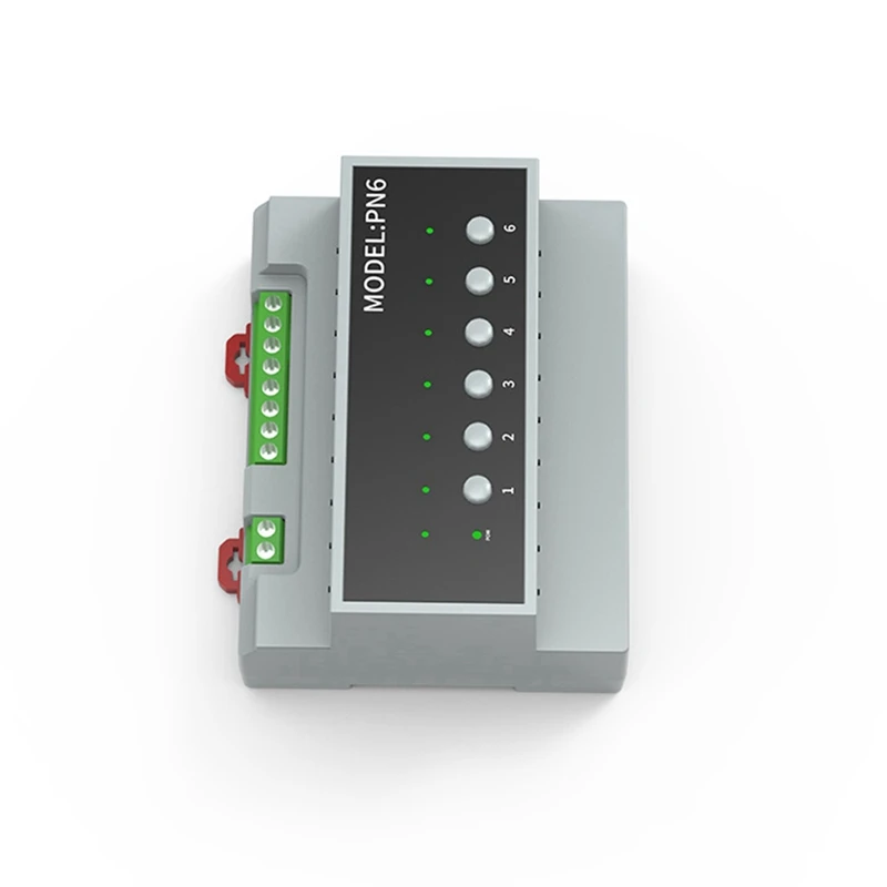 Tuya Smart Home 6-Channel 16A Relay Switch Module Dry Contact Module For Intelligent Appliance Control