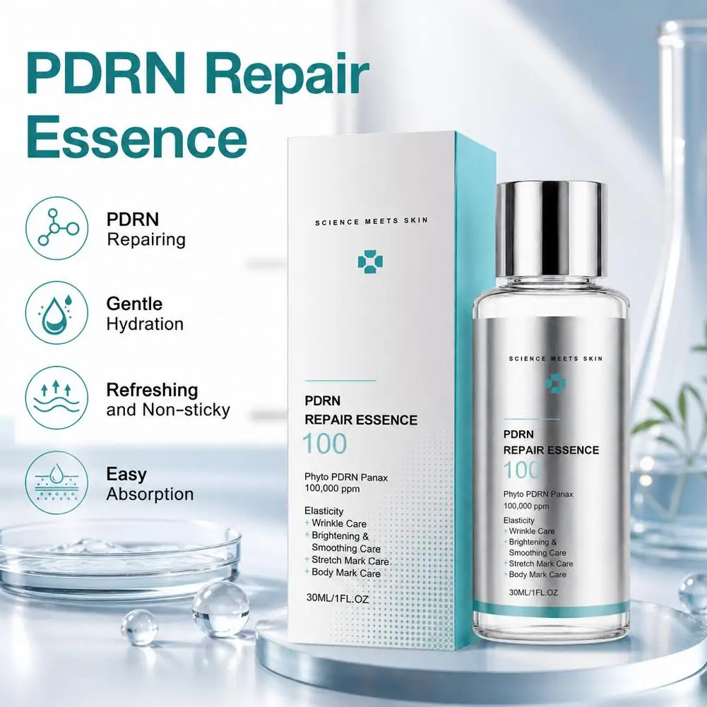 Phyto PDRN Panax 100 Repair Essence 30ml Deep Moisturize & Hydrate Enhance Skin Elasticity Brightening Smoothing Care