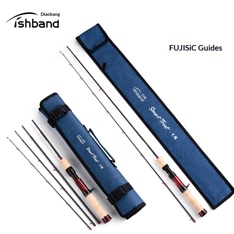 

Fishing Bangling Trout Makou Rod Trout Fishing Rod Ultra Light Material Road Ya Rod White Bar High Carbon K Frame FUJI SIC Guide