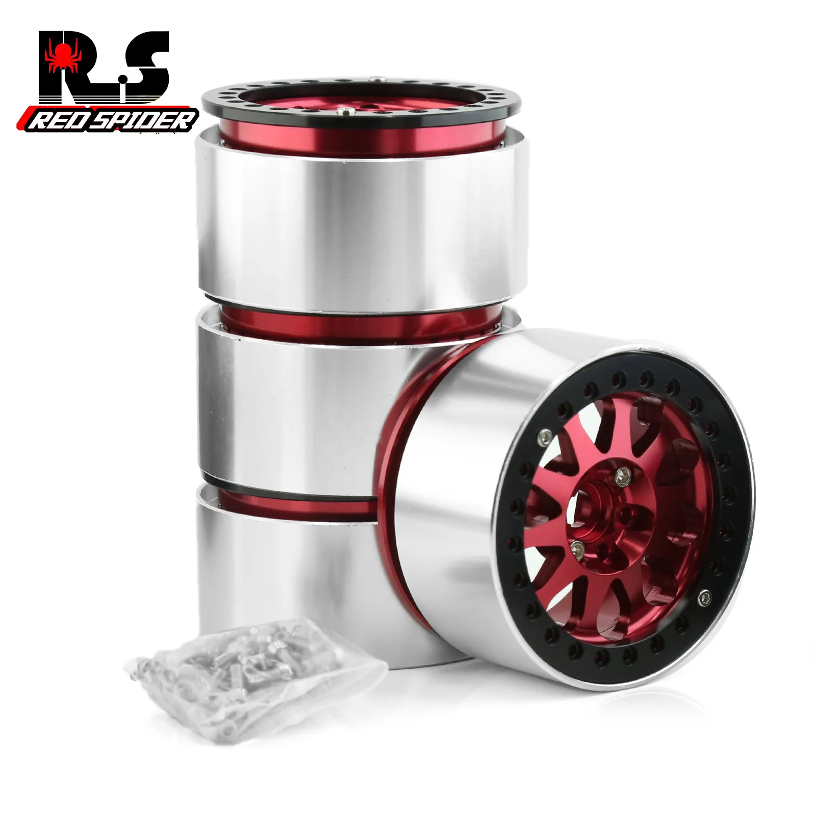 2.2 inch alloy wheels 1/10 simulation crawler locking tire wheels SCX10 TRX-4 universal wheels
