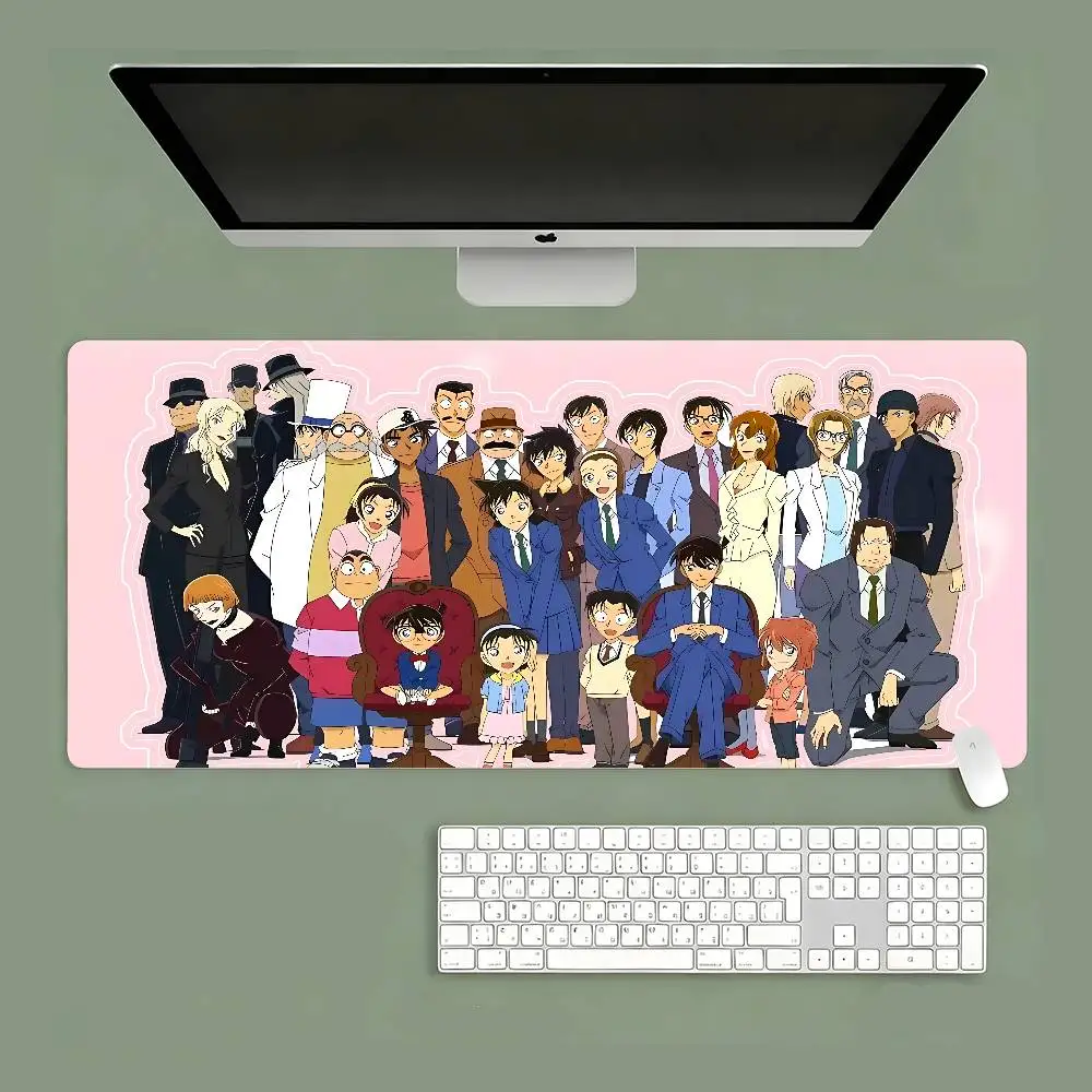 Anime C-detective-ConanS Cute Mouse Pad Computer Mat Deskpad Laptop Keyboard Mat Office Large Landscape Mousepad