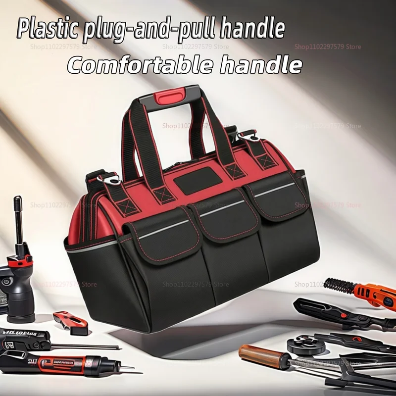 قماش أكسفورد مقاوم للماء، إدراجات وظيفية، أظافر فولاذية تزيد من سعة تحميل، مجموعة أدوات متينة لتخزين ورشة عمل المرآب #2