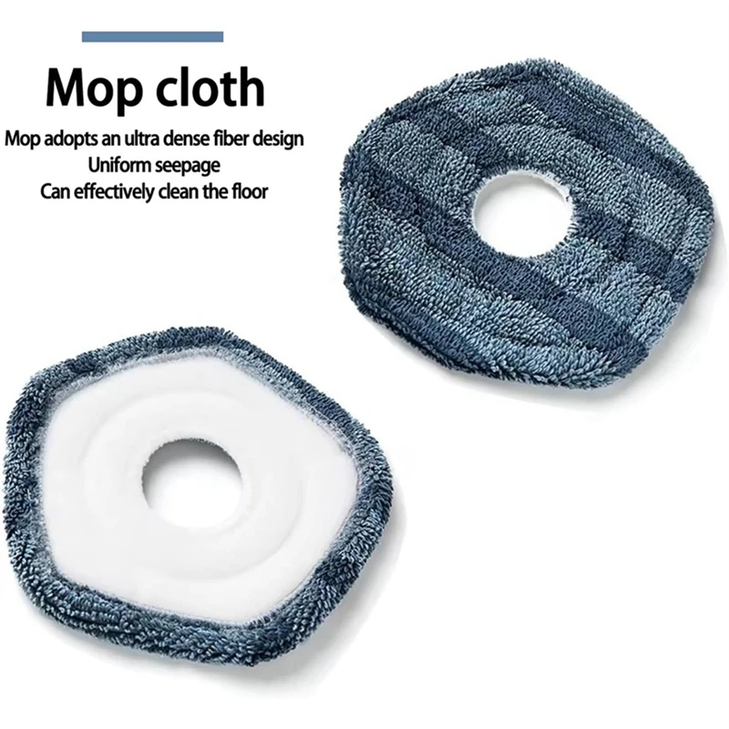 YCOC-For Eufy X10 Pro Omni Robot Vacuum Parts Main Roller Side Brush Filter Mop Cloth Dust Bags Accessories Kit