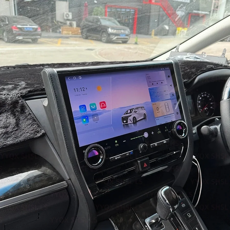 RHD 15 Inch For Toyota Alphard  30 Serise Upgrade Alphard 40 Serise  Android Car Radio Video Player GPS Navigation Carplay BT