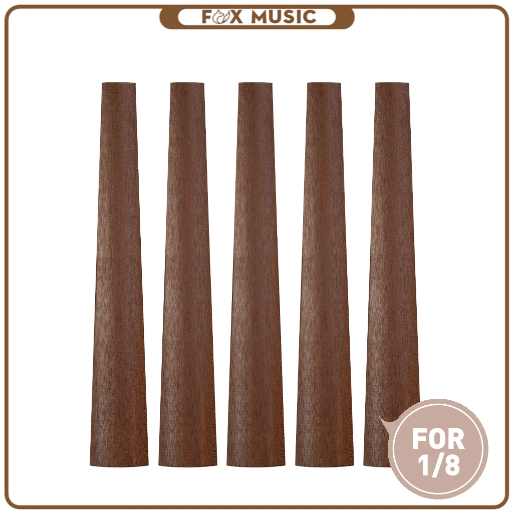 

5PCS 1/8 Violin Fingerboard Rosewood Violin Part For DIY Violin Making Replacement