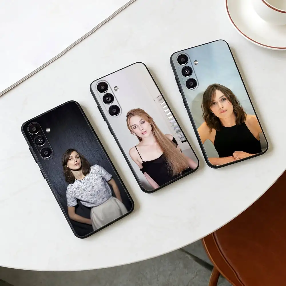 

Keira Knightley Phone Case For Samsung Galaxy A20,21s,22,31,32,52,53,72,73,80,91 Soft Black Shell