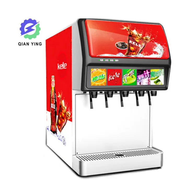 Commercial 4 Flavor Cola Carbonated Soda Beverage Dispenser Machine For Shop