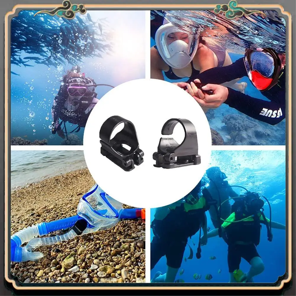 

Премиум 10 шт., универсальный пластиковый зажим для подводного плавания, фиксатор для трубки, сменное оборудование для подводного плавания для маски