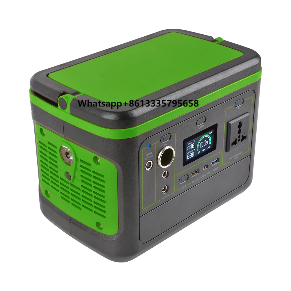 

YABO Factory Cheap Price Lithium Ion Solar Generator Outdoor Power Banks LCD Display Home Camping Solar Power Station 500W