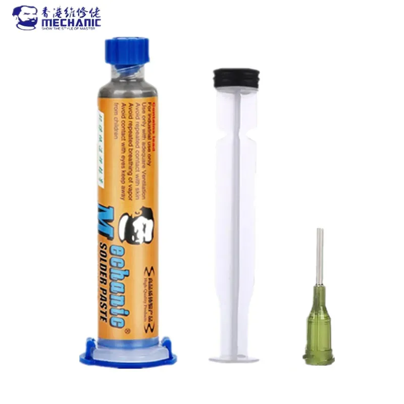 MECHANIC 138 ℃ lead-free solder paste low-temperature melting point flux solder paste V3B45 PCB BGA repair kit