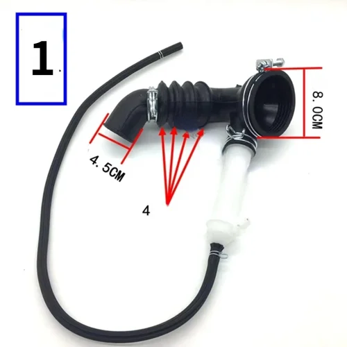 Imagen 2 del producto 1 Uds. Bañera de lavadora para bomba manguera fuelle de goma para accesorios de bañera de manguera de drenaje de lavadora Midea Little Swan