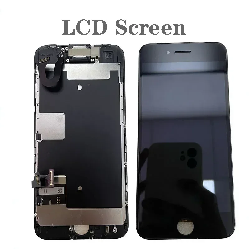 FOR iPhone SE 2020 Back Housing Battery Cover No  LCD Screen Rear Camera Middle Frame Replacement Part Removed From Used Phone