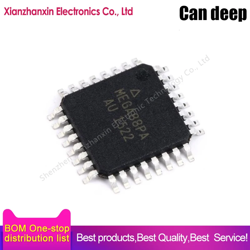 1~5pcs/lot ATMEGA88PA-AU ATMEGA88PA ATMEGA88 TQFP-32 microcontroller chip