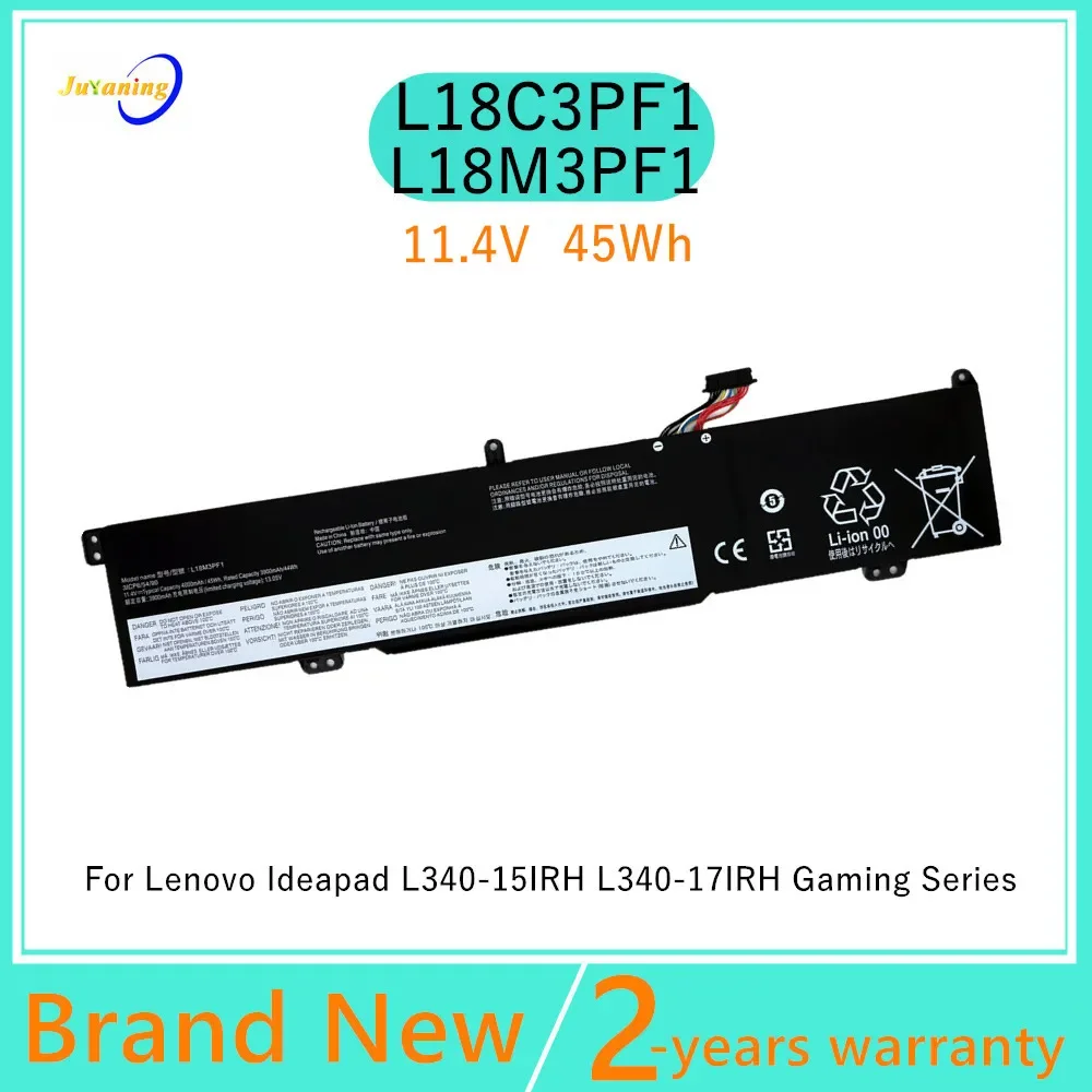 

L18M3PF1 L18C3PF1 battery For Lenovo ideapad L340-15IRH 17IRH Gaming Series Notebook 5B10T04975 5B10W67350