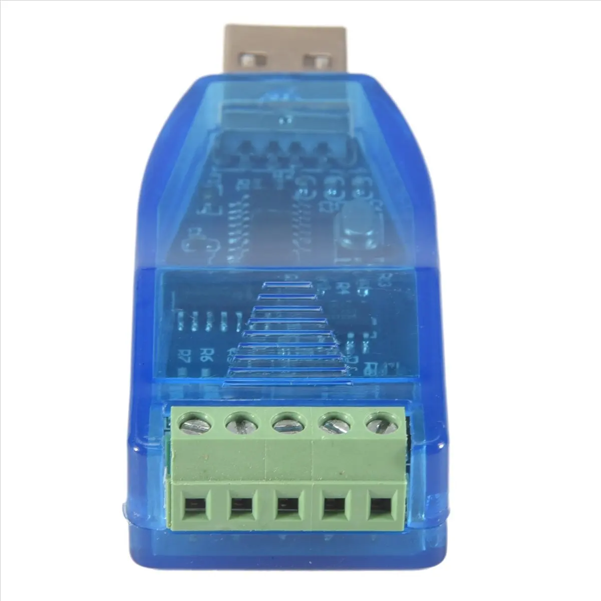 #91K (blue)2Pcs USB to RS485 Converter Isolate Module RS-485 Connector Board,Computer Accessories