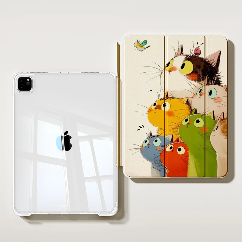 

EGYAL Tablet Case for iPad A16 2025 Air 7 13 M3 Case for iPad 10th 10.9 2024 Pro 11 13 Case for Air 4 5 Funda
