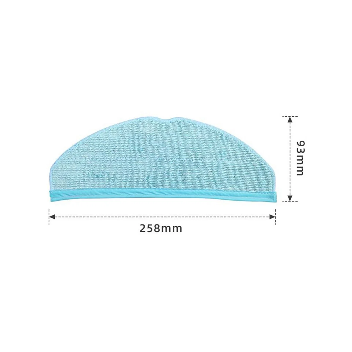 10ชิ้นเหมาะสำหรับ cecotec Conga 8090 9090กวาดอุปกรณ์หุ่นยนต์ถูทำความสะอาดเศษผ้า