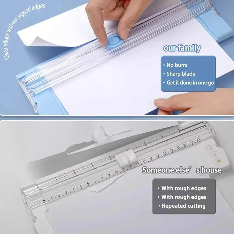1pcA4 Mini Paper Trimmer Paper Cutter Cutting Machine for Craft Paper Card Photo Laminated Scrapbook Home Crafts Tools New view 3