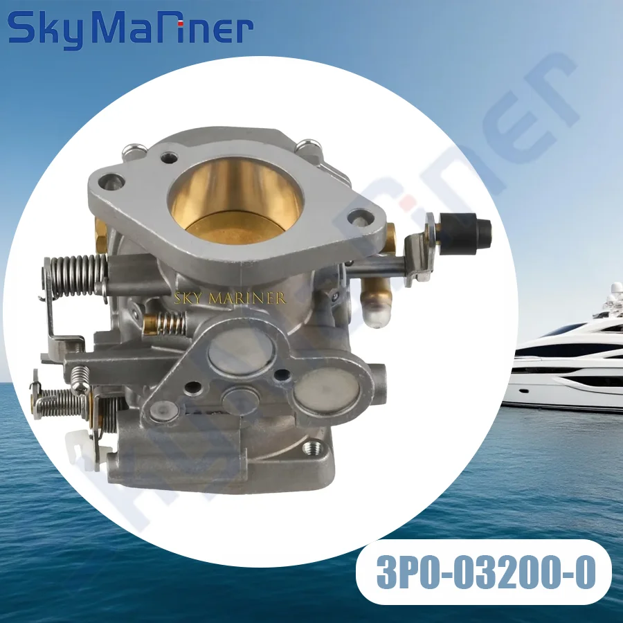

3P0-03200-0 3P0032000 346-03200-0 Carburetor Assy for Tohatsu Nissan 25HP 30HP 2 stroke M25C3 M30A4 NS25C3 NS30A4 boat engine