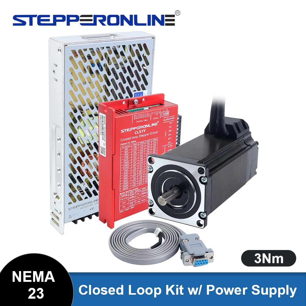 Nema 23 Closed Loop Stepper Motor Driver Kit - STEPPERONLINE Moteur pas à pas servo