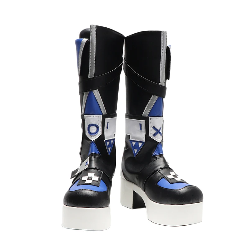 Honkai: Star Rai Cosplay Boots Game Silver Wolf Shoes Custom Made Shoes Unisex Role Play Boots