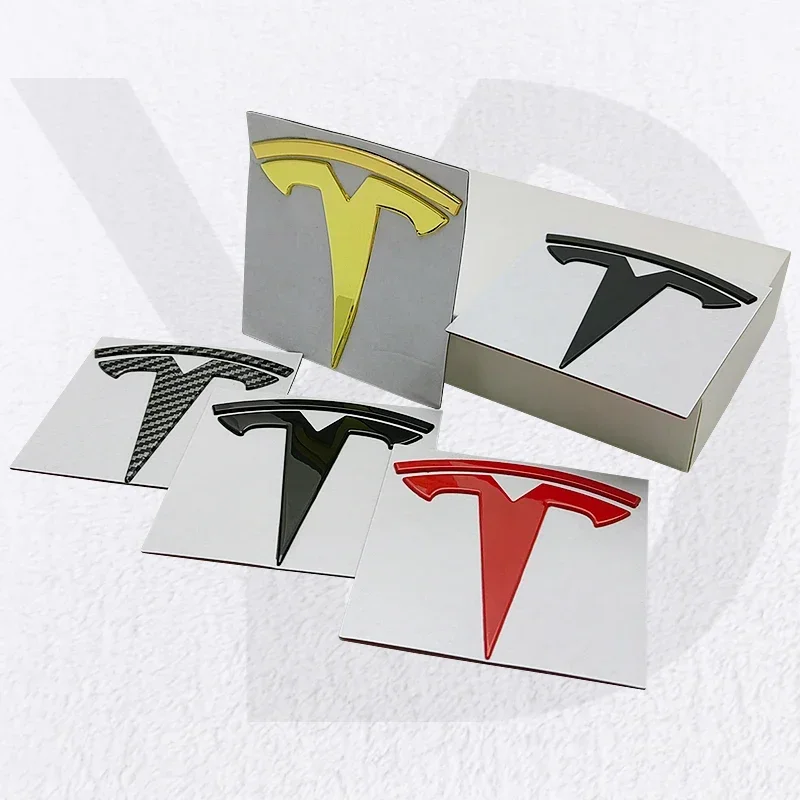 

Модификация металлической эмблемы на передний капот автомобиля, наклейка на задний багажник, крышка значка для Tesla Model 3 S Model X Y Roadster Cybertruck