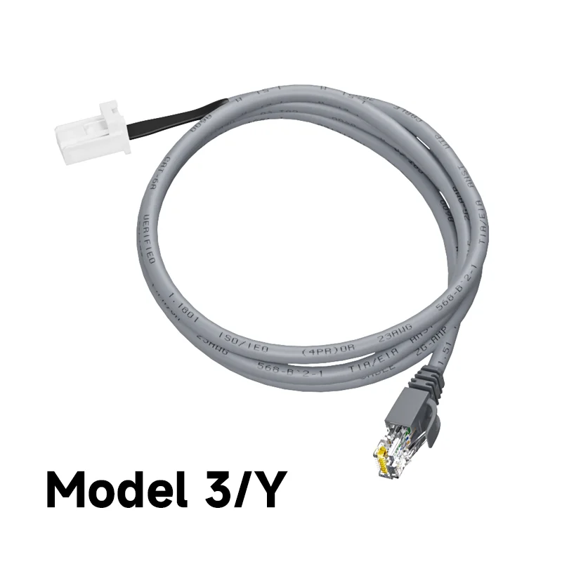 테슬라 진단 서비스 케이블, 테슬라 모델 3, Y, En, 모델 S, X, 이더넷 라인 진단 Cable1137658-00-A, 1137658-00-C, 1 개