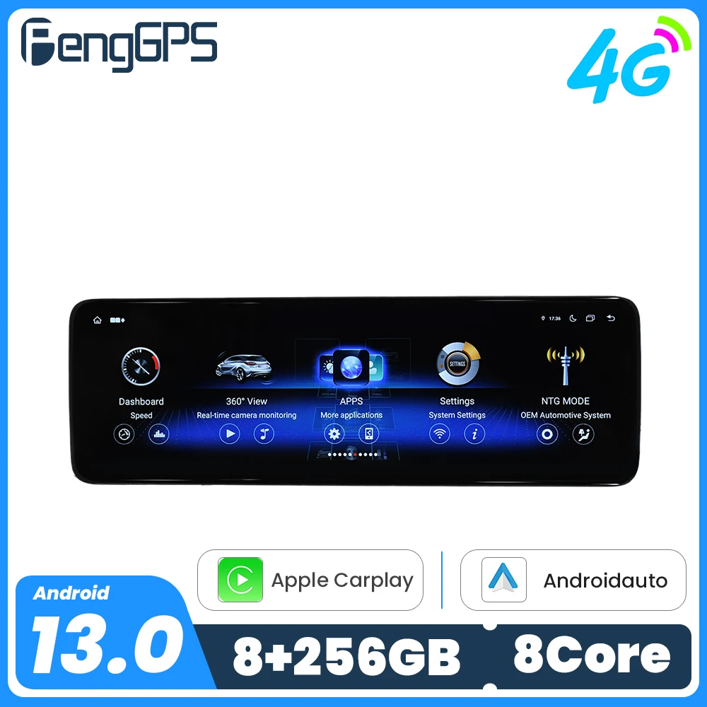 14.9'' Android 13 for Mercedes-Benz GLK 09-12 Touch Car Screen Navigation Carplay Car Radio DSP BT Multimedia Player 4G GPS Led