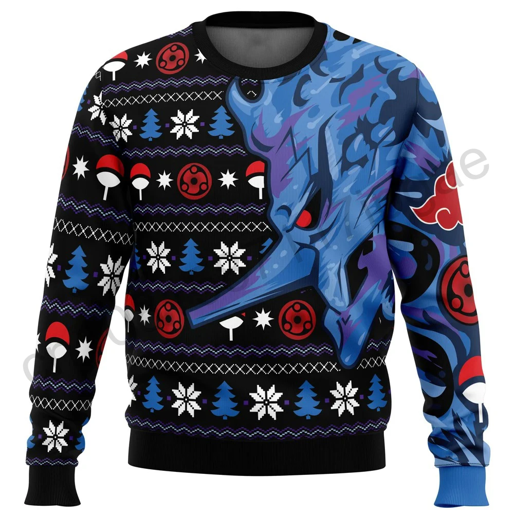 Uzumaki Naruto Boys Girls Hoodies MINISO Men's Pullover 3D Printed Cartoon Tops Oversized Men's Pullover Fashion Men's Clothing