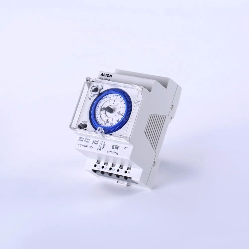 Analog Mechanical Timer Switch 110V-220V 24 hours Daily Programmable 15min Setting Time Switch Relay SUL181D