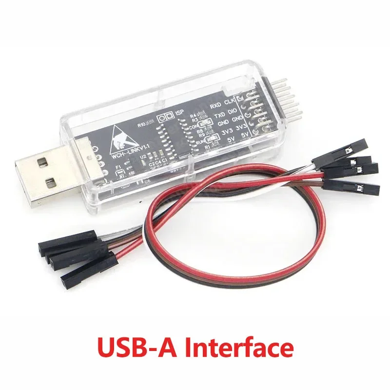 Wch-link محاكي cmsis-dap تنزيل نوع-C تصحيح ric-v عبر الإنترنت swdttl arm #6