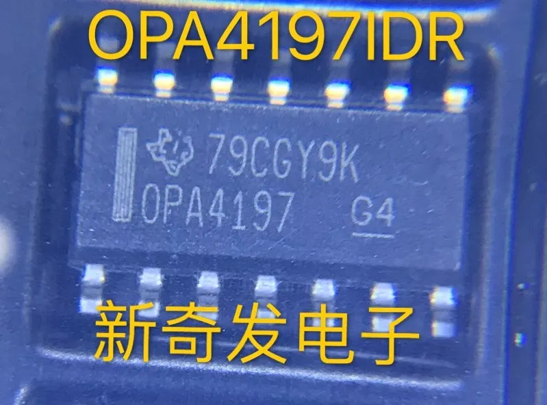 OPA4197IDR OPA4197 SOP14 Low Offset Voltage Precision Operational Amplifier Chip, New Original