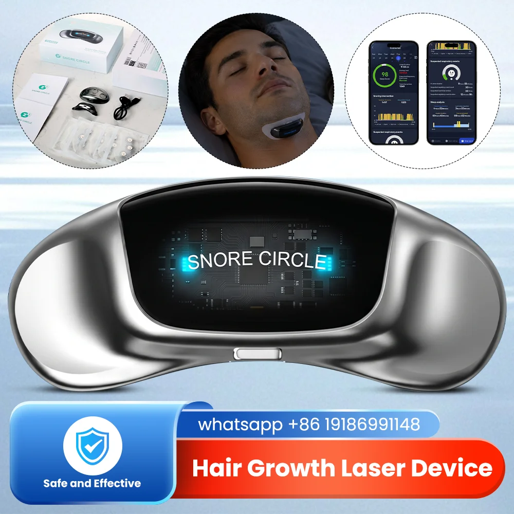 EMS Pulse Stop Snore Smart Anti Snoring Magnetic Patch Snore Stopper Electric Throat Muscle Stimulator Massager
