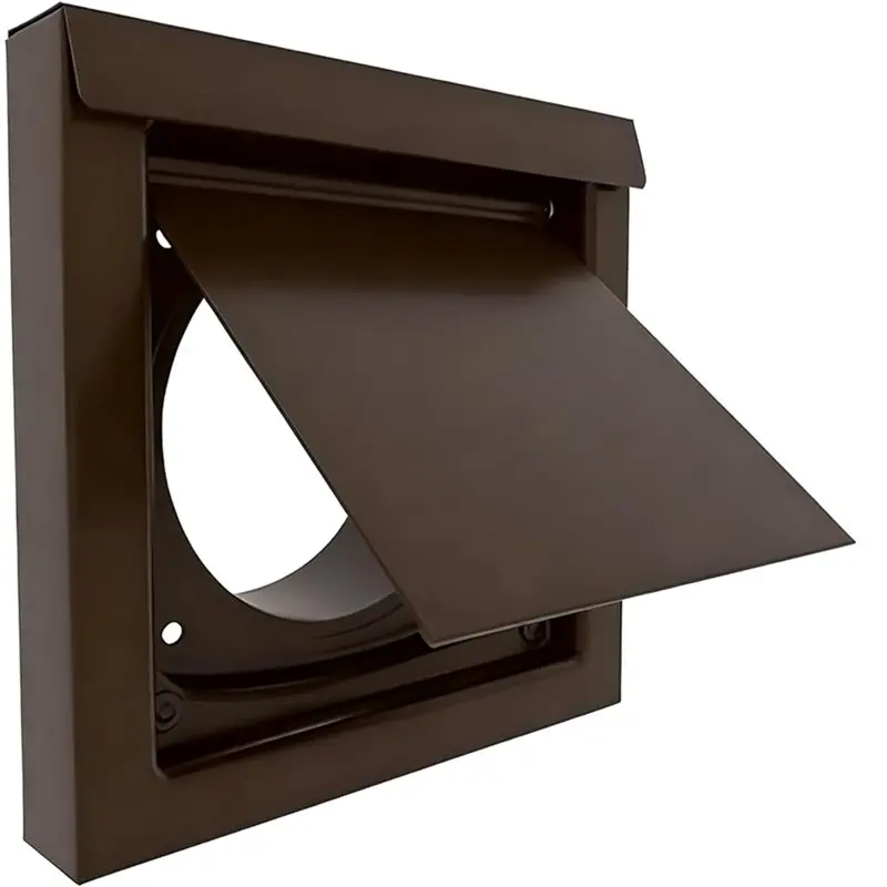 

【ЭФФЕКТИВНЫЙ】Магнитный наружный вентиляционный клапан для сушильной машины, 4 дюйма, для вытяжного вентилятора ванной комнаты, комплект для наружной установки