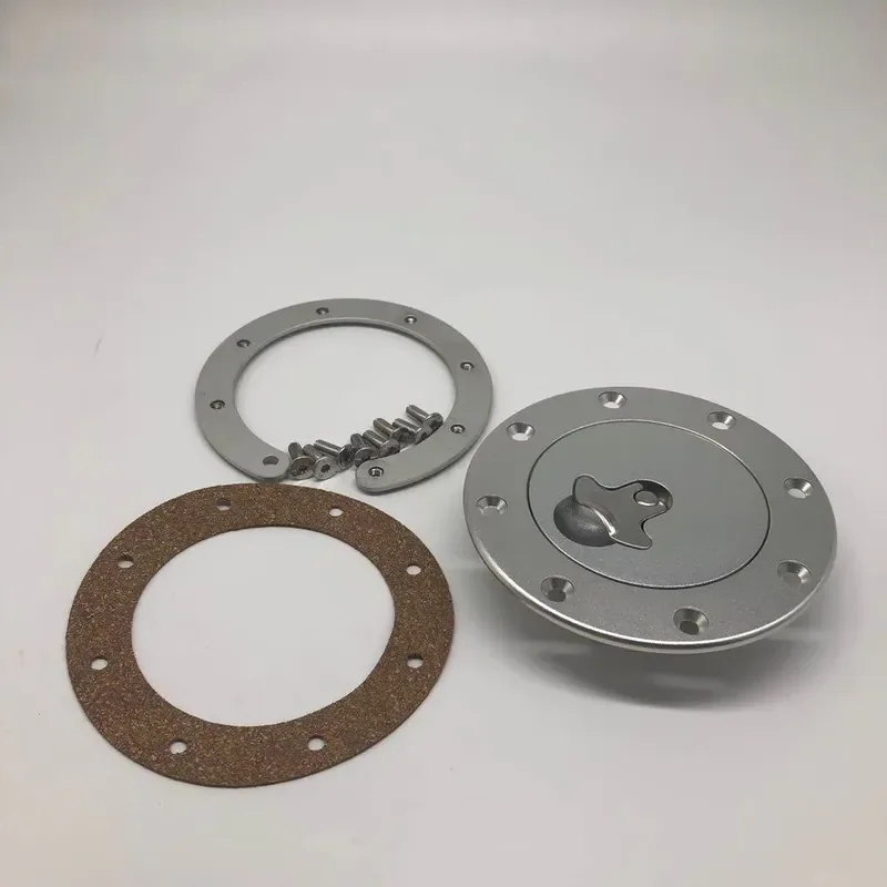 Customizable 120mm CNC Aluminum Alloy Fuel Cell Tank Filler Twist Plate Universal Billet Cover Factory Customizable Tank