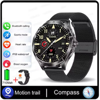 1.85 Inch HD Bluetooth Call Smart Watch Men Sports Fitness Tracker Heart Monitor 710mAh Smartwatch For Cubot C5 UMIDIGI BISON PR