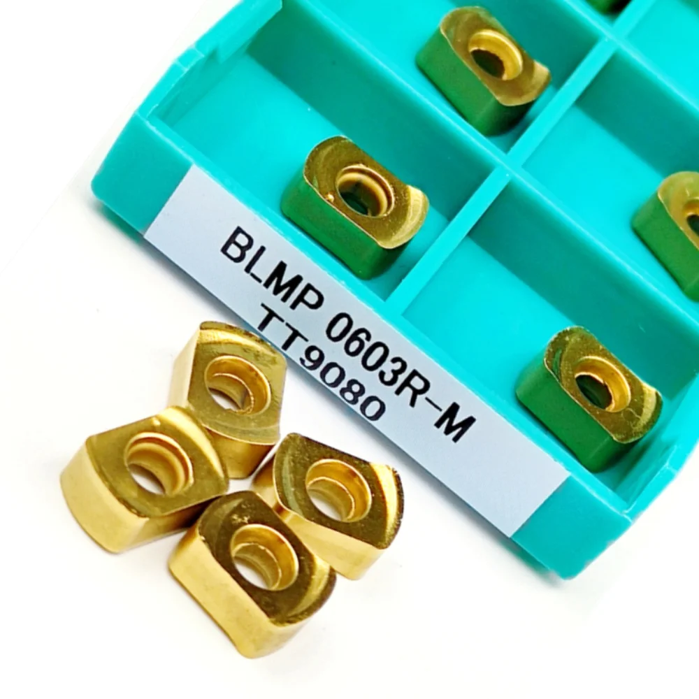 BLMP0603 R M TT9080 Твердосплавная вставка для токарного станка, двухсторонний токарный инструмент с быстрой подачей, высококачественные инструменты с ЧПУ BLMP 0603 TT 9080