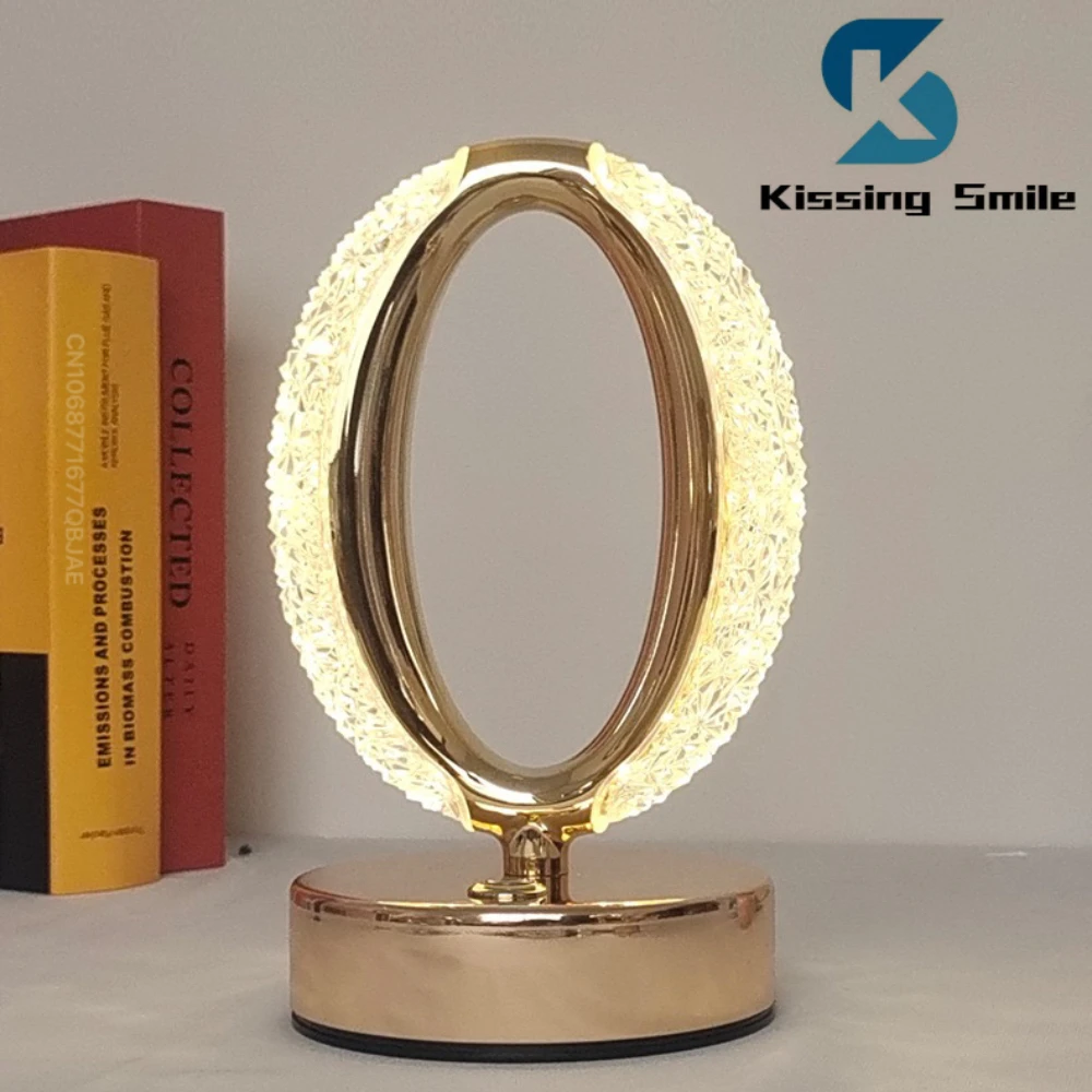 Nordic LED Table Lamp Stepless Dimming USB Charging Touch Switch Home Decoration Bedroom Bedside Living Room Acrylic Desk Lamp