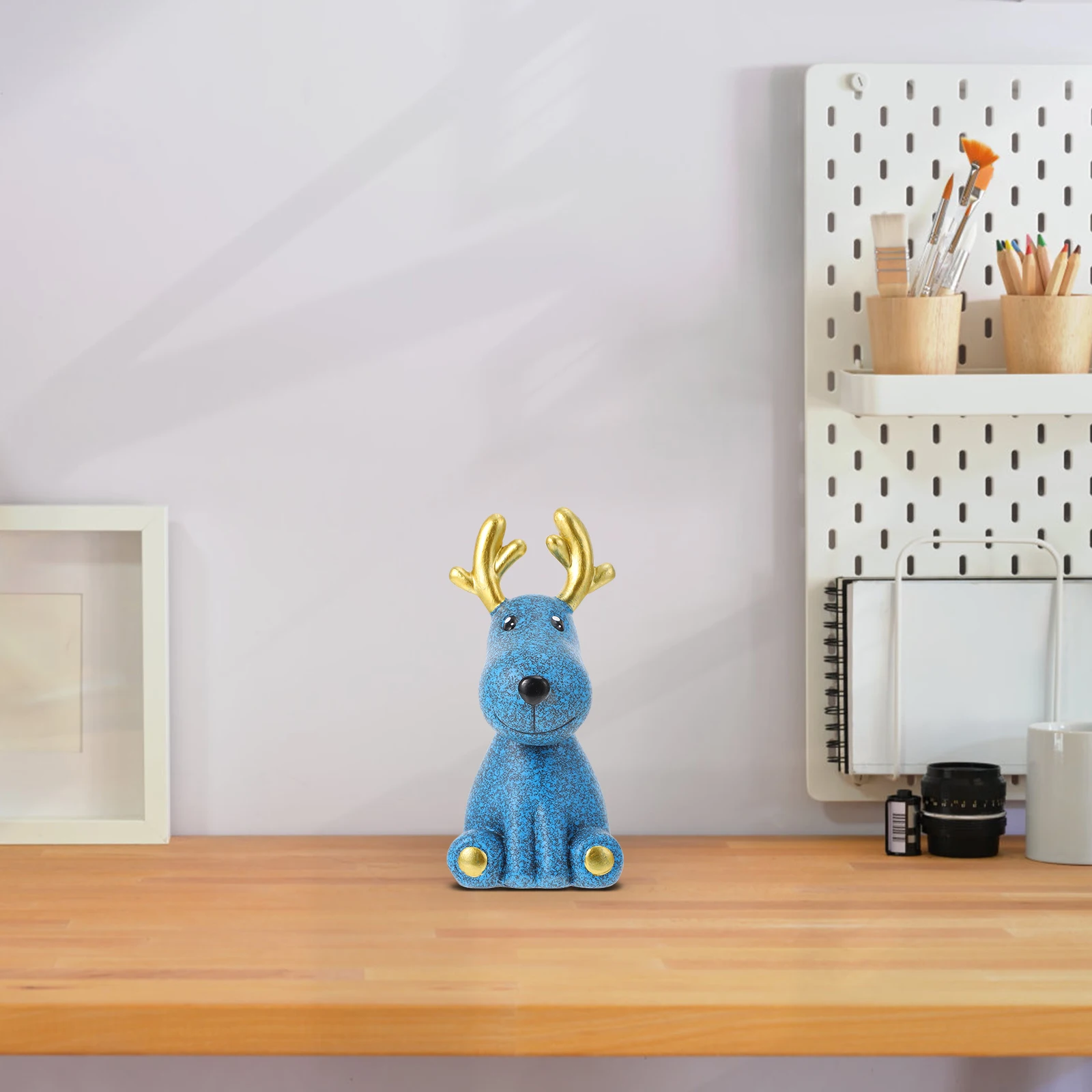 

Creative Resin Deer Glasses Holder Exquisite Workmanship Not Fade Deform Slot Placement Glasses Frame Lovely Animal