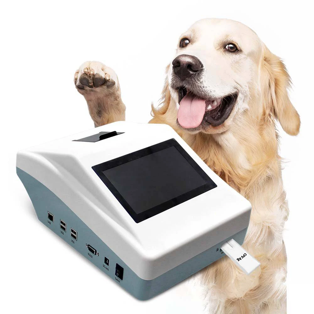 

Feline Canine Portable Professional FIA Veterinary Diagnosis Vet Fluorescence Immunoassay Analyzer