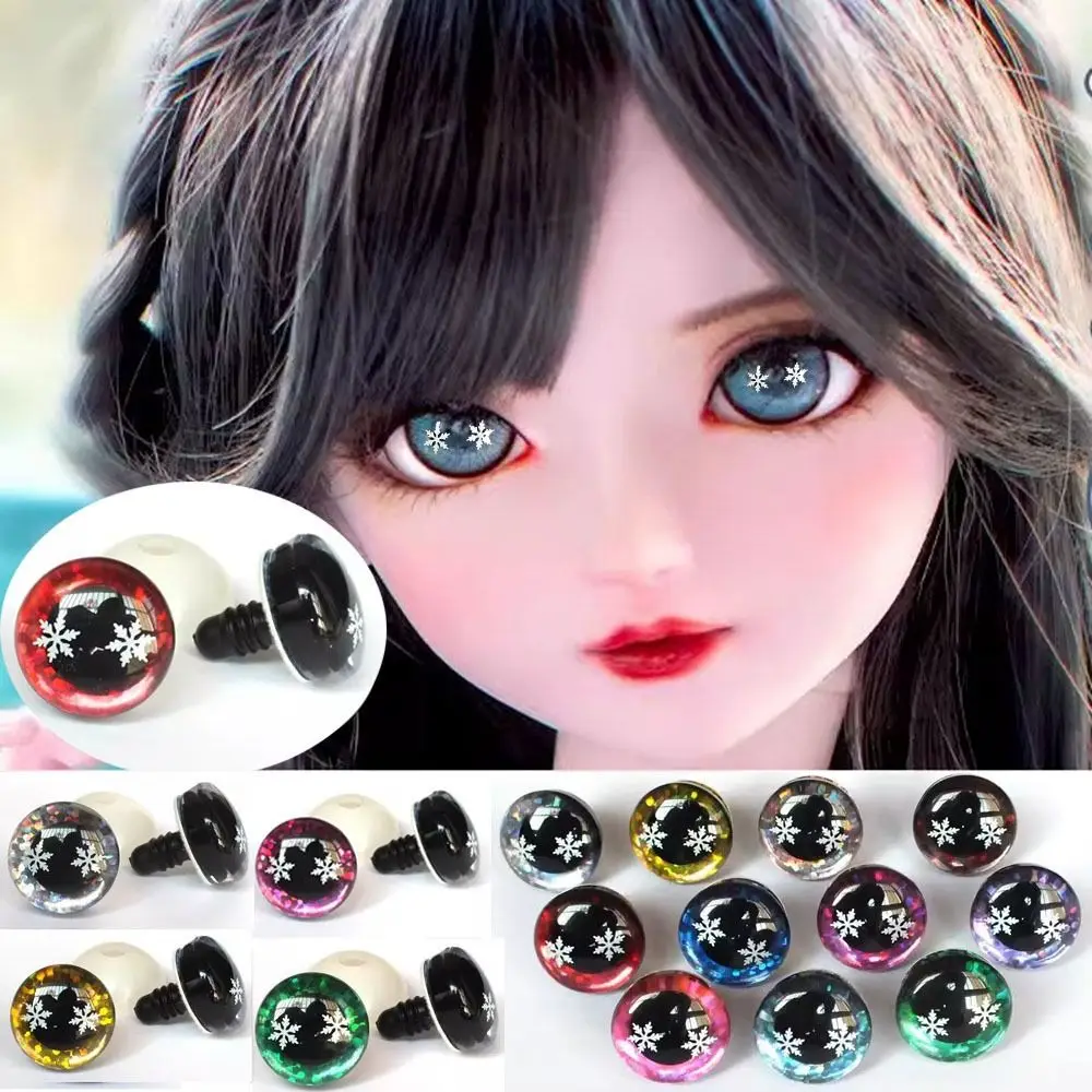 10 Colors Plastic Safety Eyes High Quality Doll Accessories 14mm Bear Animal Eyes Flash Eyes Crafts Doll Accessories