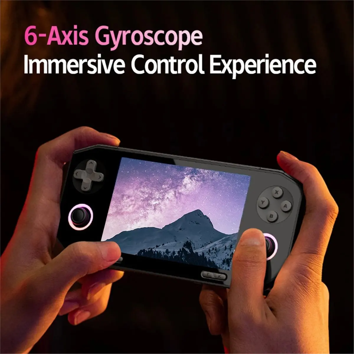 ■★New Arrival Fashion  EX8 Game Console Glass 4.88inch Large Screen Nostalgic Open-Source Retro Handheld FHD 1620x1080 Game Cons