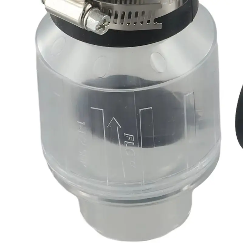 For Sewage Systems Sump Pump Check Valve 1.5 Inch Check Valve ABS+Metal Construction High-quality Materials Manual Measurement
