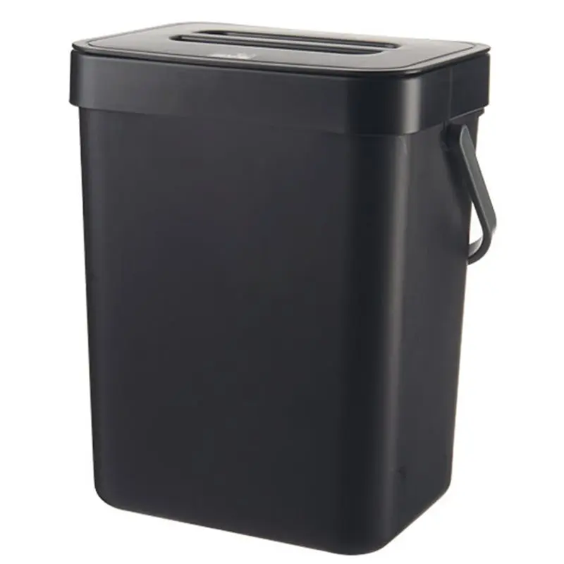 

A96I-Quiet-Closing Trash Can Space-Saving Design, Eco-Friendly Sealed Bin For Kitchen& Office, No Electricity Required